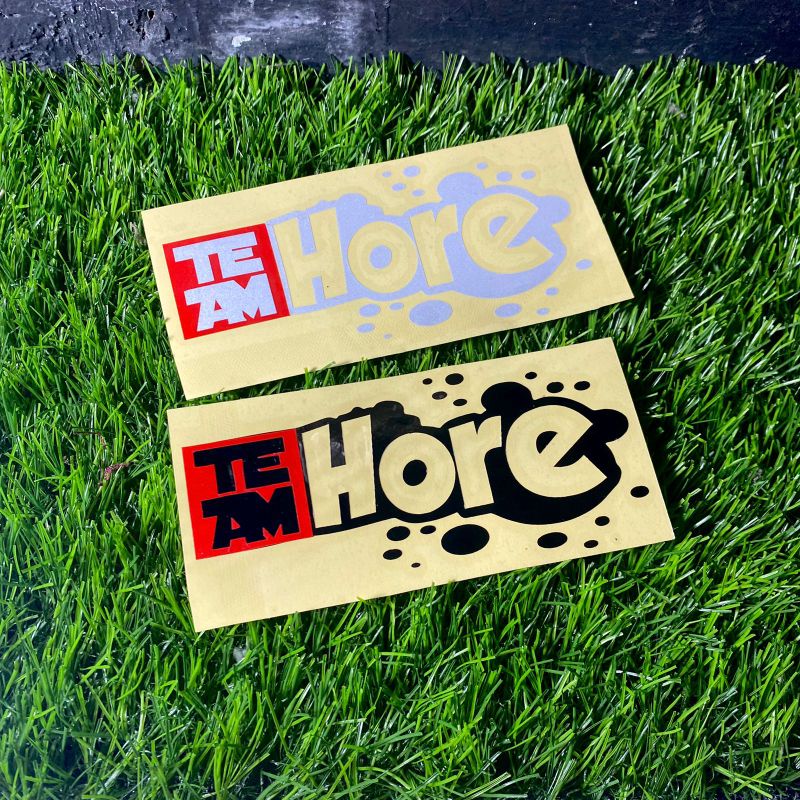 Sticker team hore cutting sticker variasi motor 1pcs stiker TEAMHORE