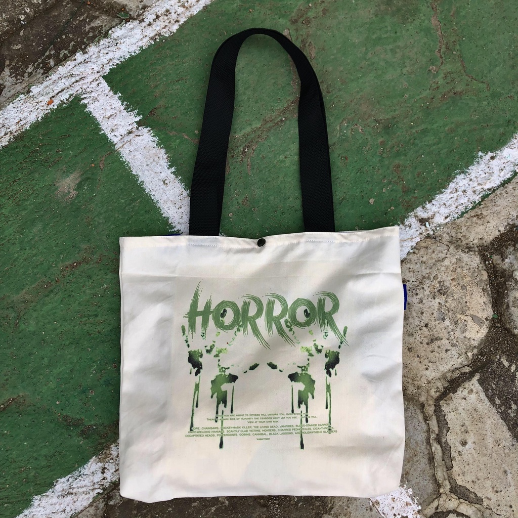 Tas Tote Bag - Alien Attack Horror