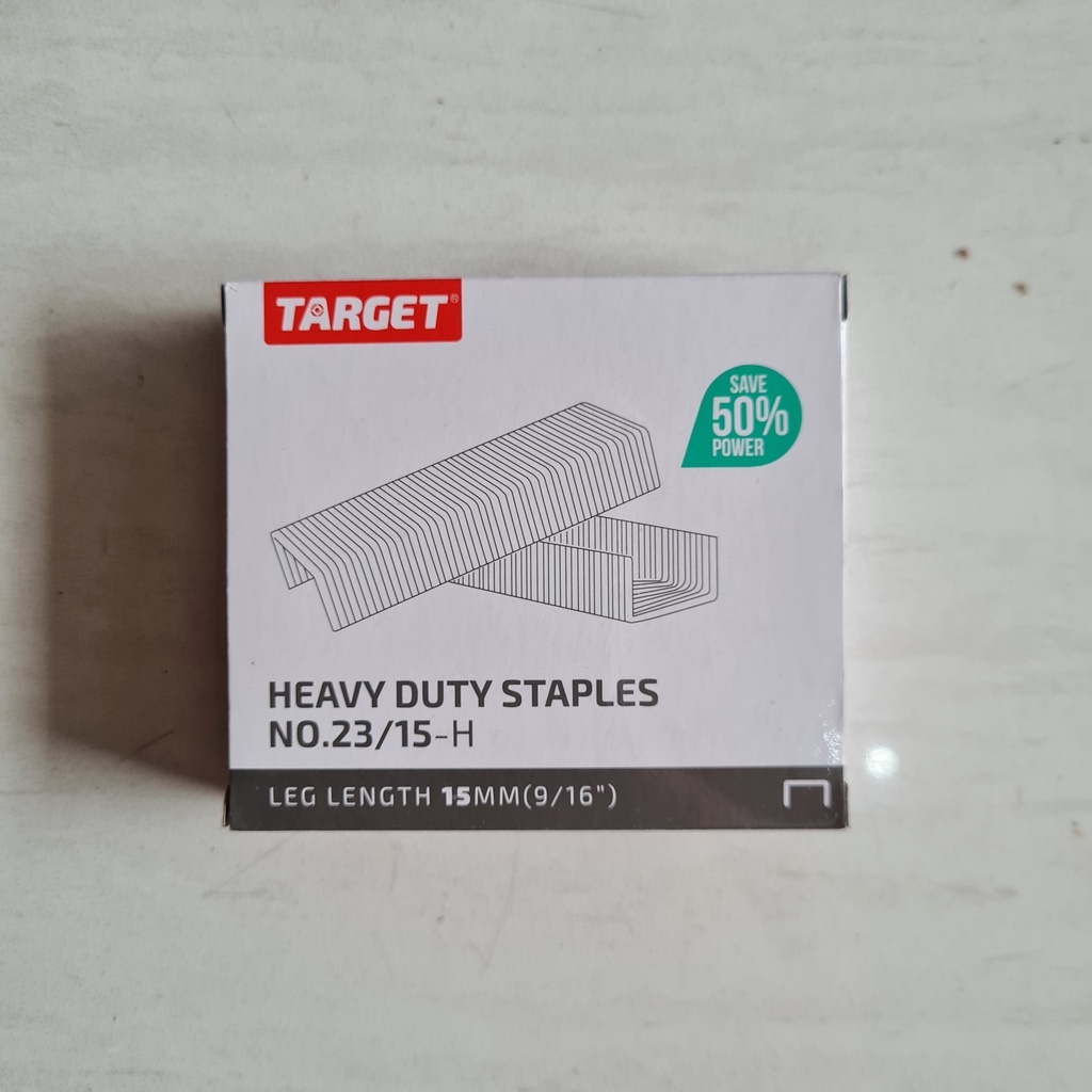 

Isi stapler / staples Heavy Duty TARGET No.23/15-H | isi 1000 staples