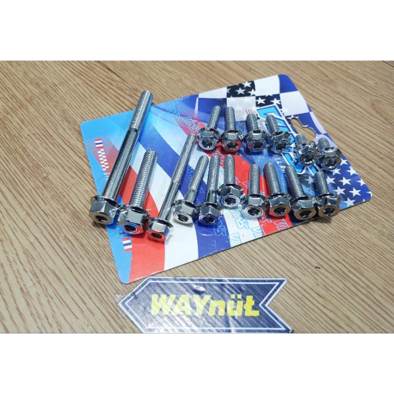 Baut CVT Nouvo Z / Lele Dua kunci stainless