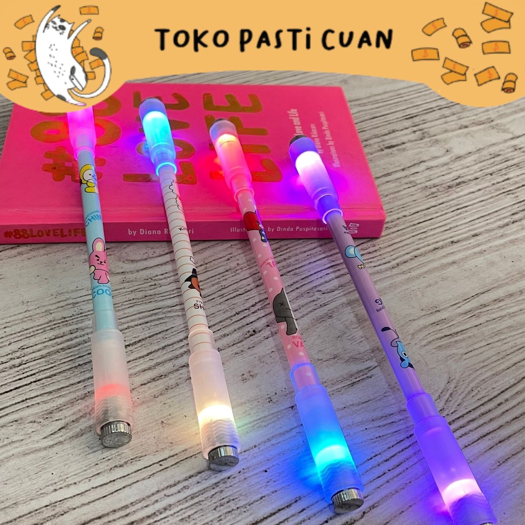 

pulpen pen gel putar magnet karakter kpop korean kartun pena lucu tinta hitam bisa COD pen imut keren pulpen unik atk kebutuhan anak sekolah termurah import
