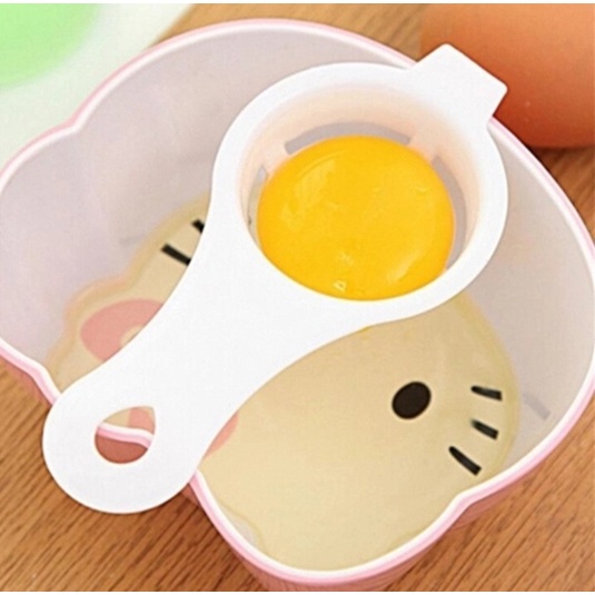 Sendok Alat Pemisah Putih Kuning Telur Telor Egg White Separator Saringan Saring Sederhana Praktis 1