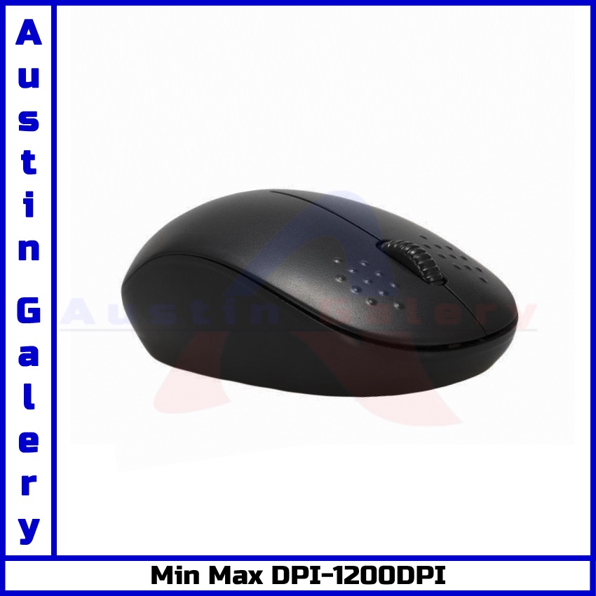 Mouse Wireless V3000 2.4G 1200DPI Untuk PC Laptop Komputer