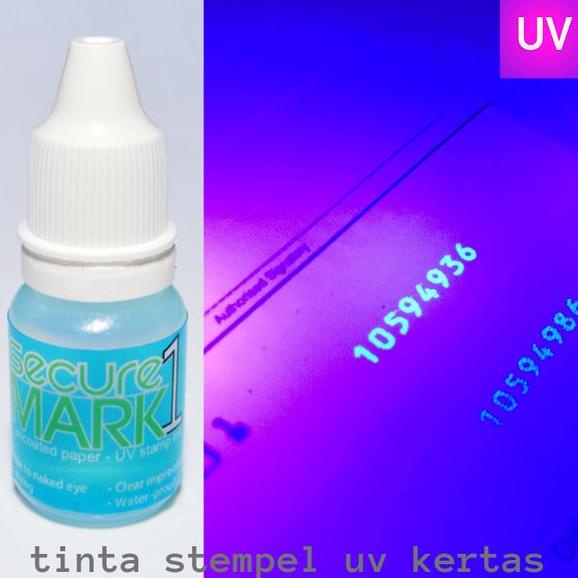 

Terlaris Tinta Stempel UV Kertas | UV Invisible Ink | SecureMark1 10 Ml Termurah
