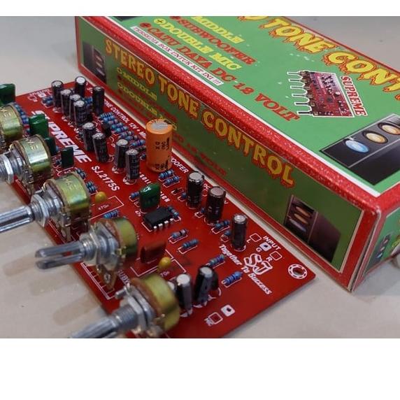 New Sale Tone control Stereo Midle + subwofer dc 12v plus MIC