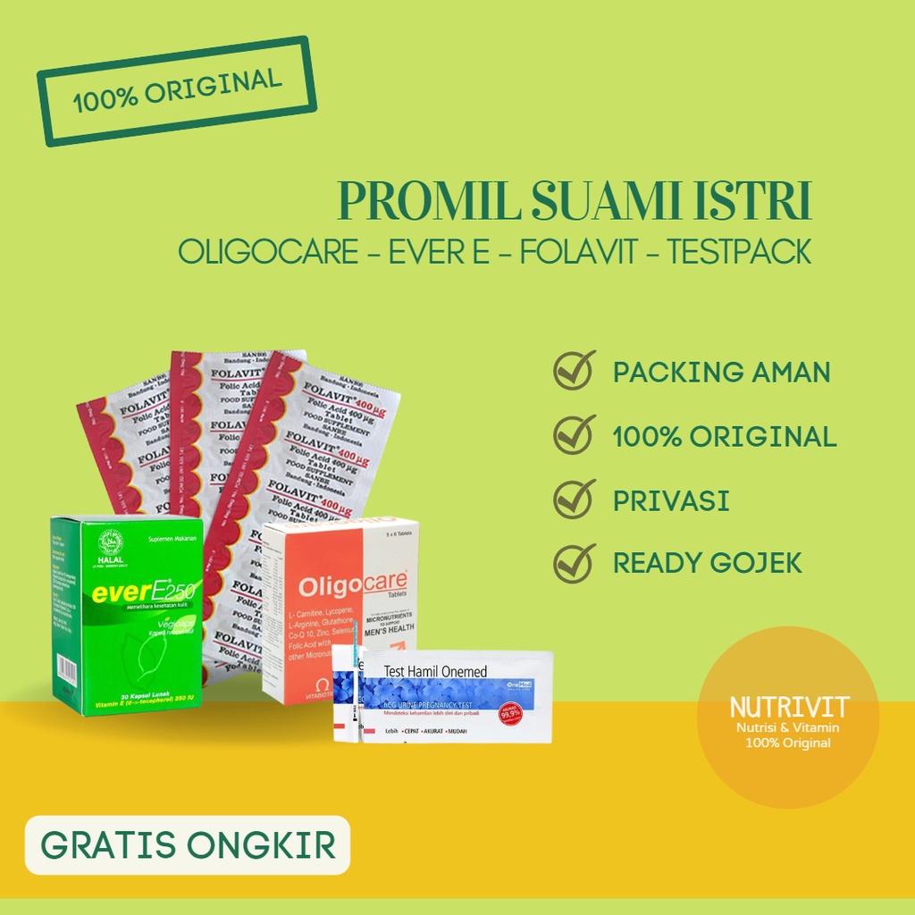 PROMIL SUAMI ISTRI EVER E, FOLAVIT DAN OLIGOCARE