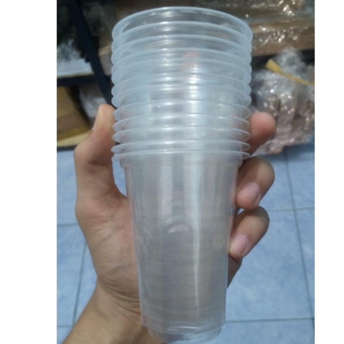 Gelas Aqua Plastik 220 Ml 1ROll 50pcs