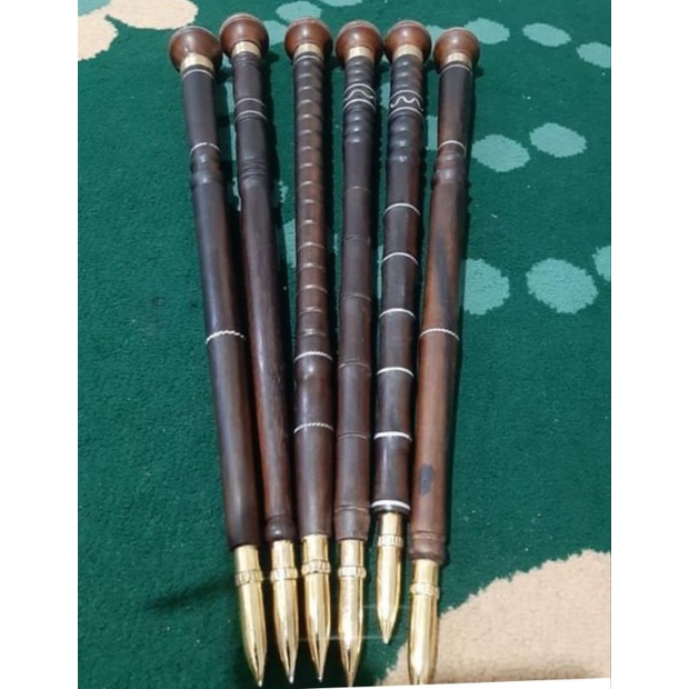 Tongkat komando kayu ulin manang kalimantan