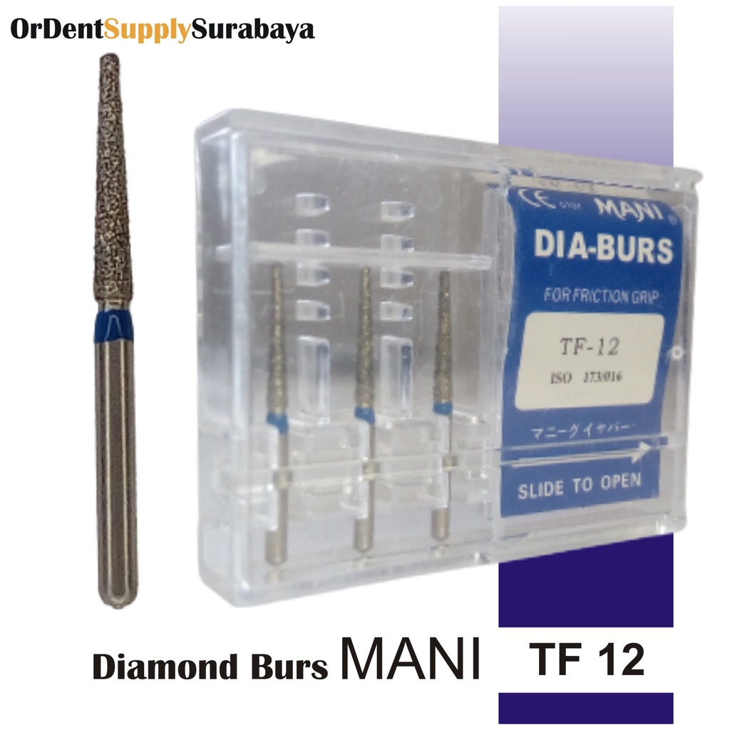 Bur diamond mani bur TF12
