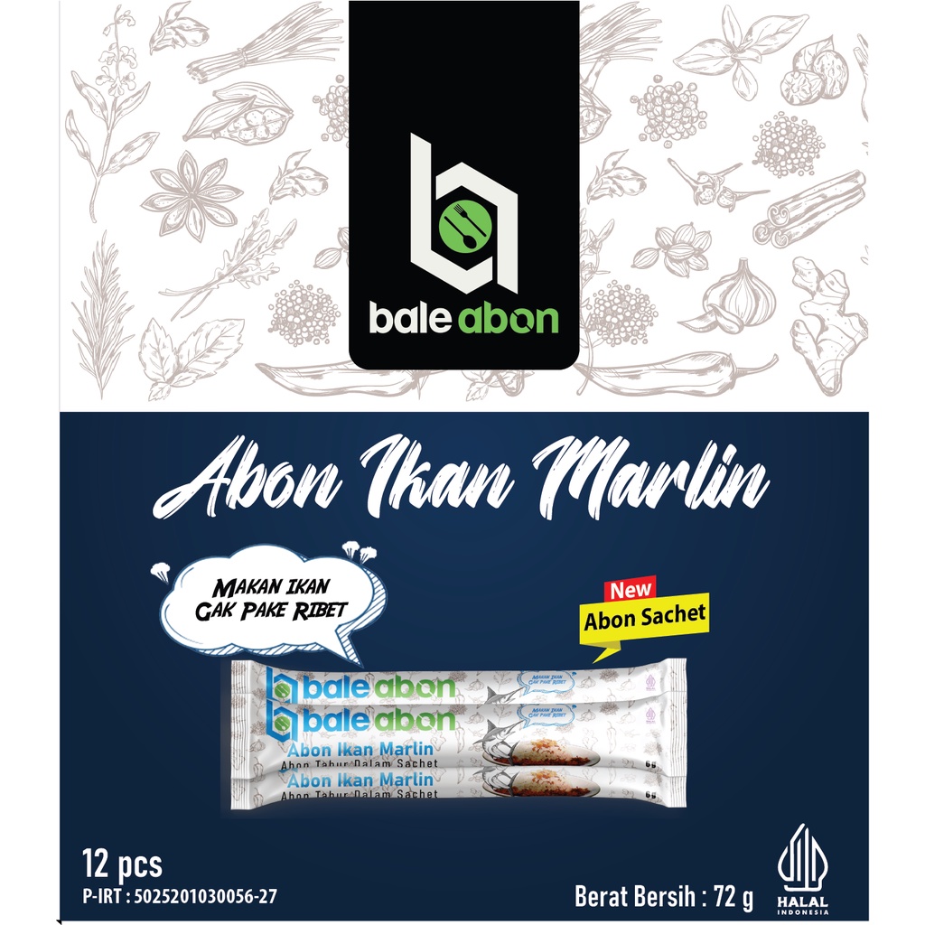 

Abon Sachet Ikan Marlin Isi 12 pcs / Abon Bayi / Abon mpasi (Premium Quality)