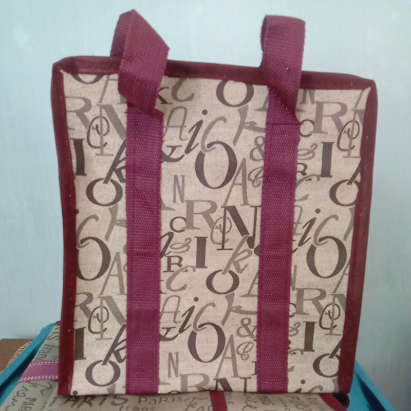 

Tas souvenir / Tas bahan super mini ukuran 24 x 23 x 13 cm