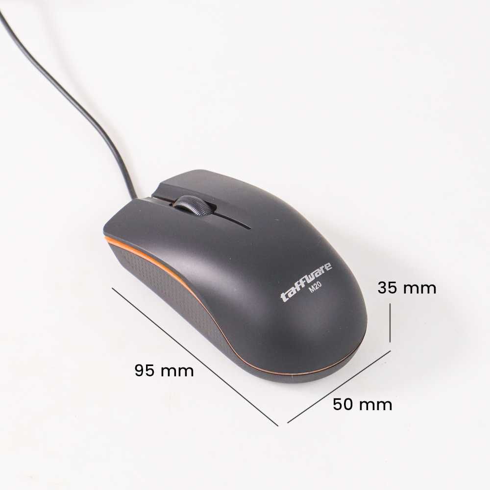 Taffware Wired Mouse USB 800 DPI - M20 - PCLP