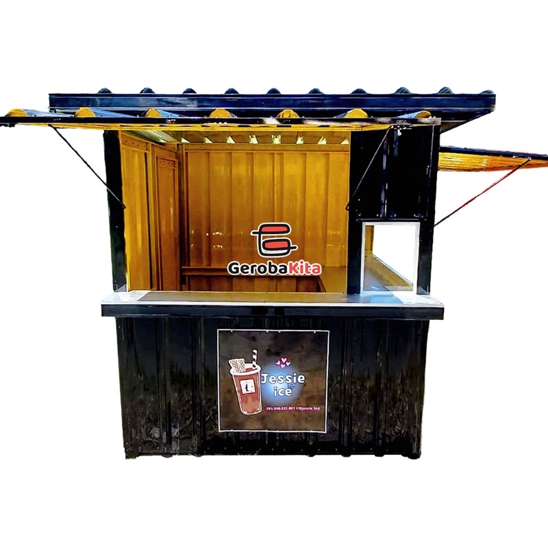 Booth Kontainer/ Booth Kontainer Kaca Menu