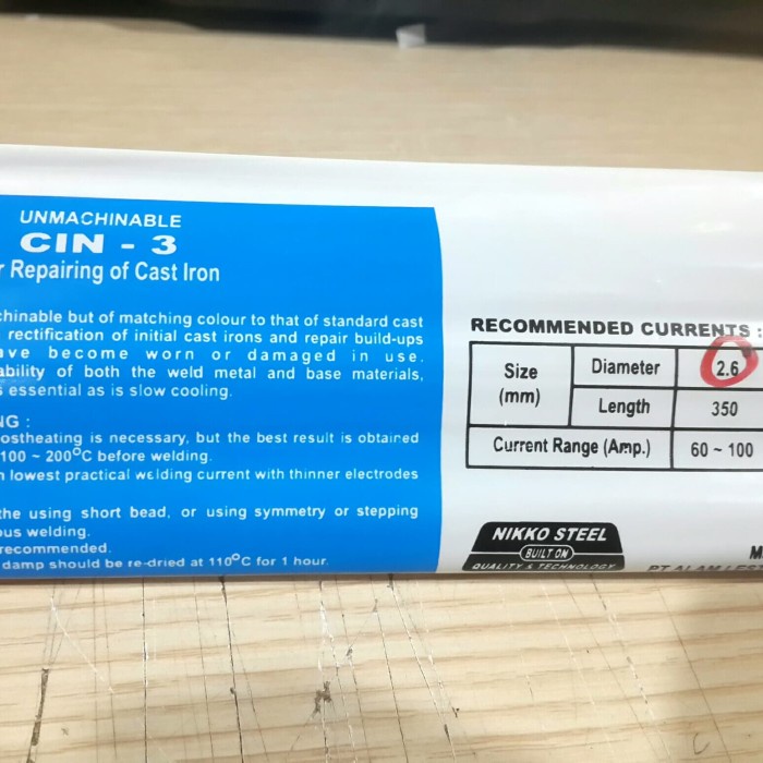 Kawat Kawat Las Ancuran / Babet Nikko Stell Cin 3 2.6Mm