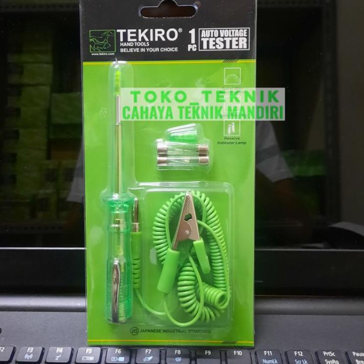 Terbaik.. TEKIRO AU-VT1061  tespen Dc / tespen aki / acuu / alat cek listrik DC mobil motor dll