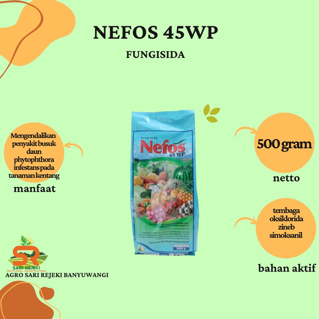 NEFOS 45WP 500GRAM FUNGISIDA