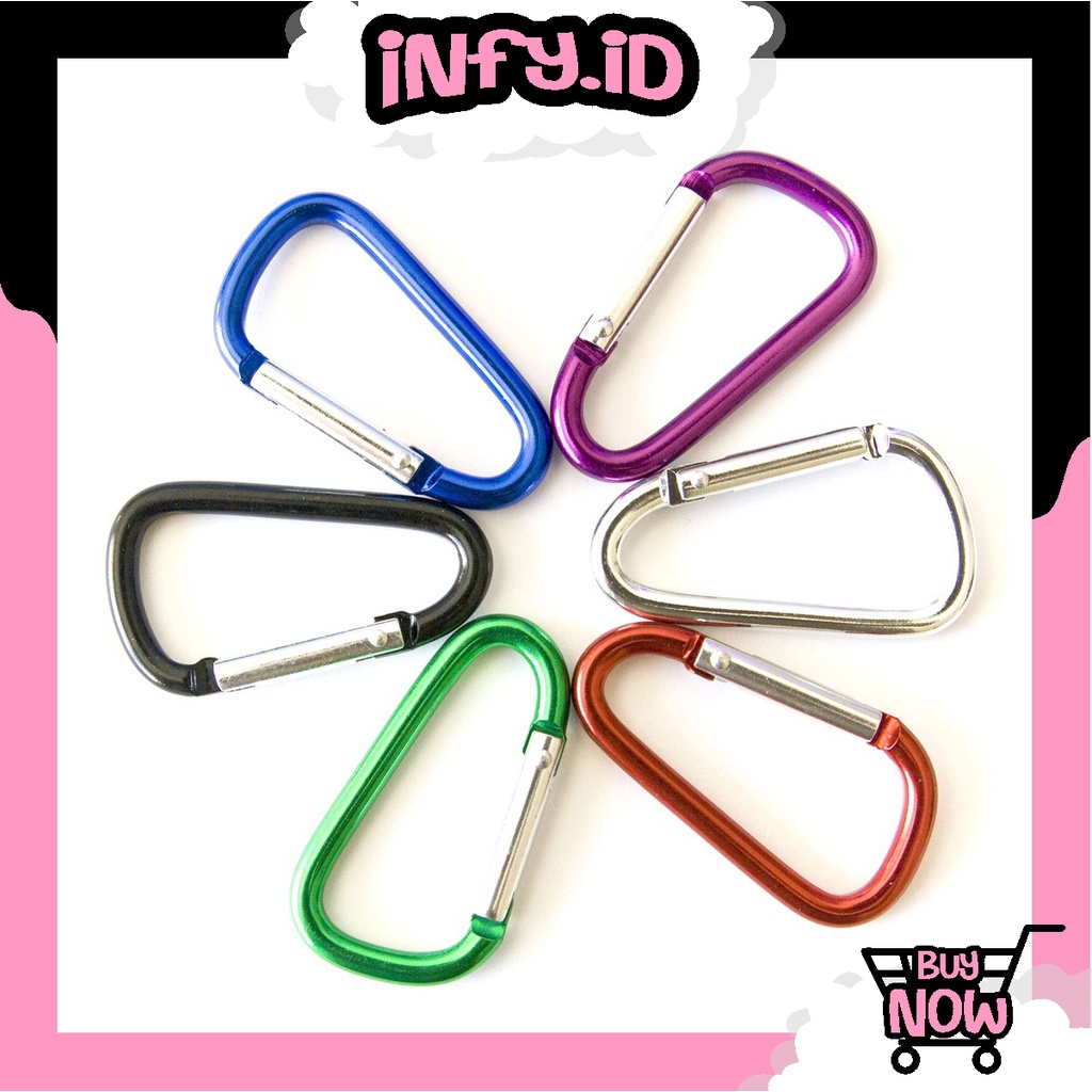 INFY - R527 Carabiner Karabiner Gantungan Kunci Aluminium Alloy