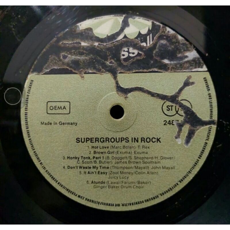 Vinyl Piringan Hitam 12&quot; Supergroups In Rock Jimi Hendrik dll