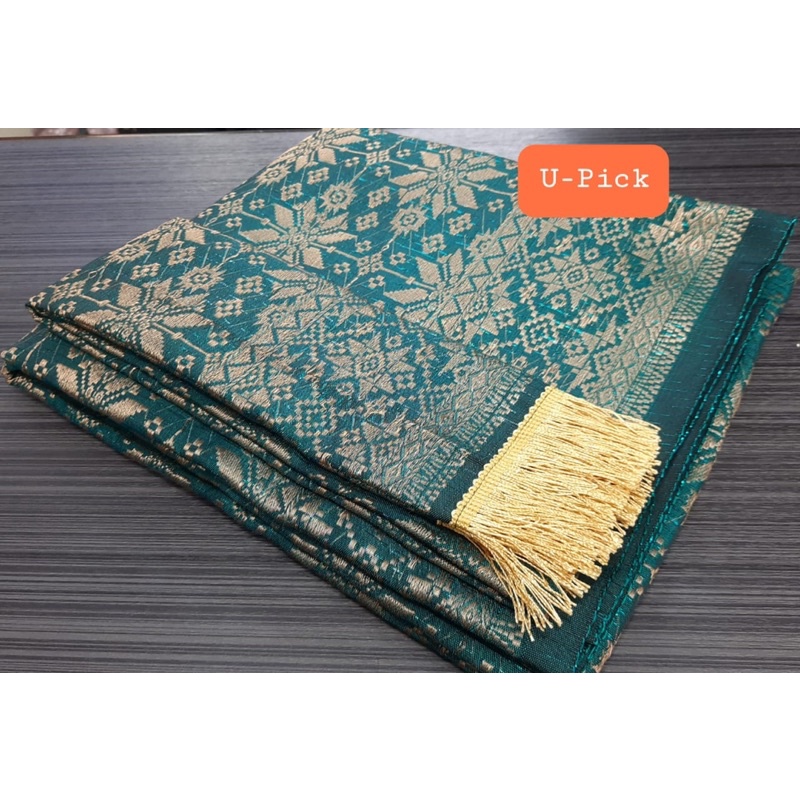 SARUNG SONGKET LILIT BAPAK+SELENDANG BESAR IBU//SONGKET BAPAK TRADISINAL// SONGKET PALEMBANG TERMURAH