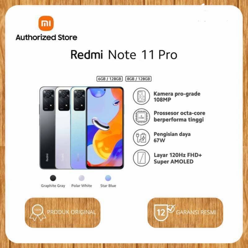 Xiaomi Redmi Note 11 Pro Garansi Resmi
