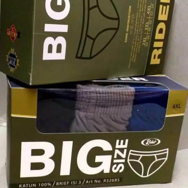 CELANA DALAM KOLOR SEMPAK PRIA BIG SIZE JUMBO 2XL - 6XL - 5XL Ori