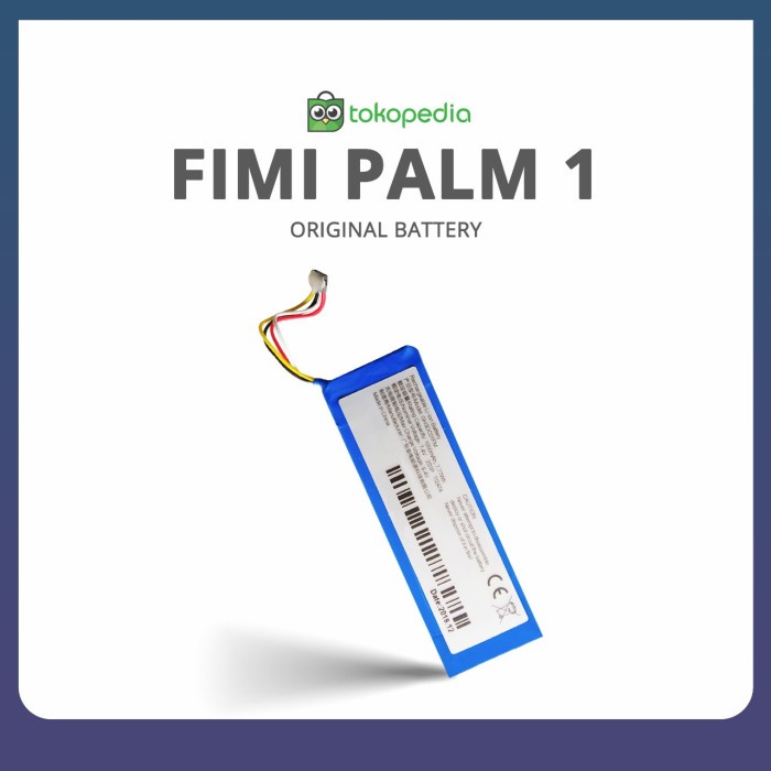 FIMI PALM 1 ORIGINAL BATTERY RECHARGEABLE LI-ION BATTERY MODEL:GH3DC0