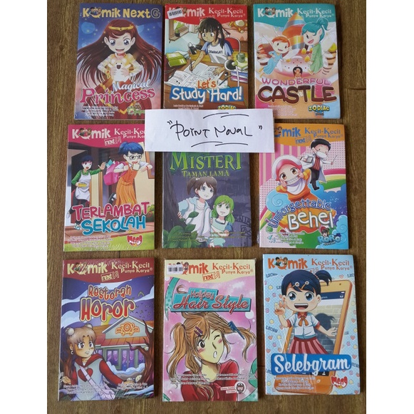 ⭐BISA COD⭐ 9 PAKET KOMIK KKPK - LETS STUDY HARD