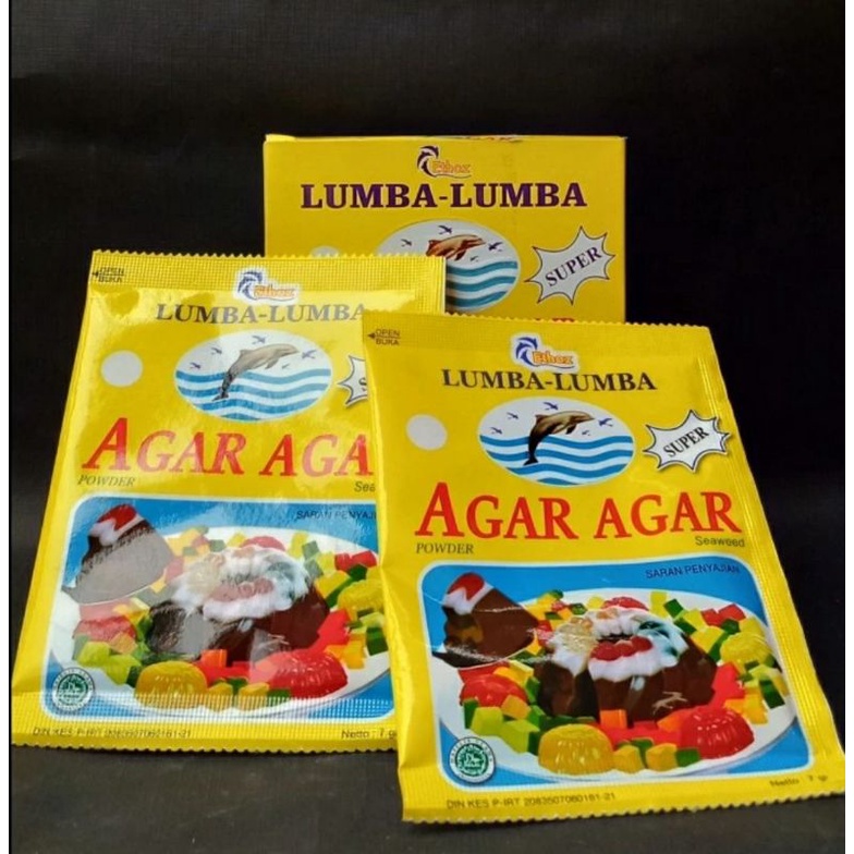 

AGAR-AGAR POWDER LUMBA-LUMBA SUPER BOX ( 1 box isi 12 ) / AGAR LUMBA SUPER / AGAR AGAR LUMBA LUMBA SUPER / AGAR AGAR LUMBA SUPER / LUMBA AGAR AGAR SUPER BOX (1 box isi 12 x 7gr) / AGAR POWDER / SEAWEED POWDER