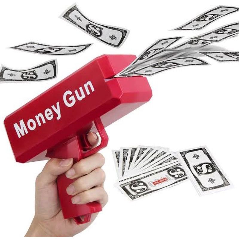 Money Gun | Mainan Pistol Keluar Uang Mainan Anak Laki Laki Tembak Tembakan | Kado Ulang Tahun Anak Cowok