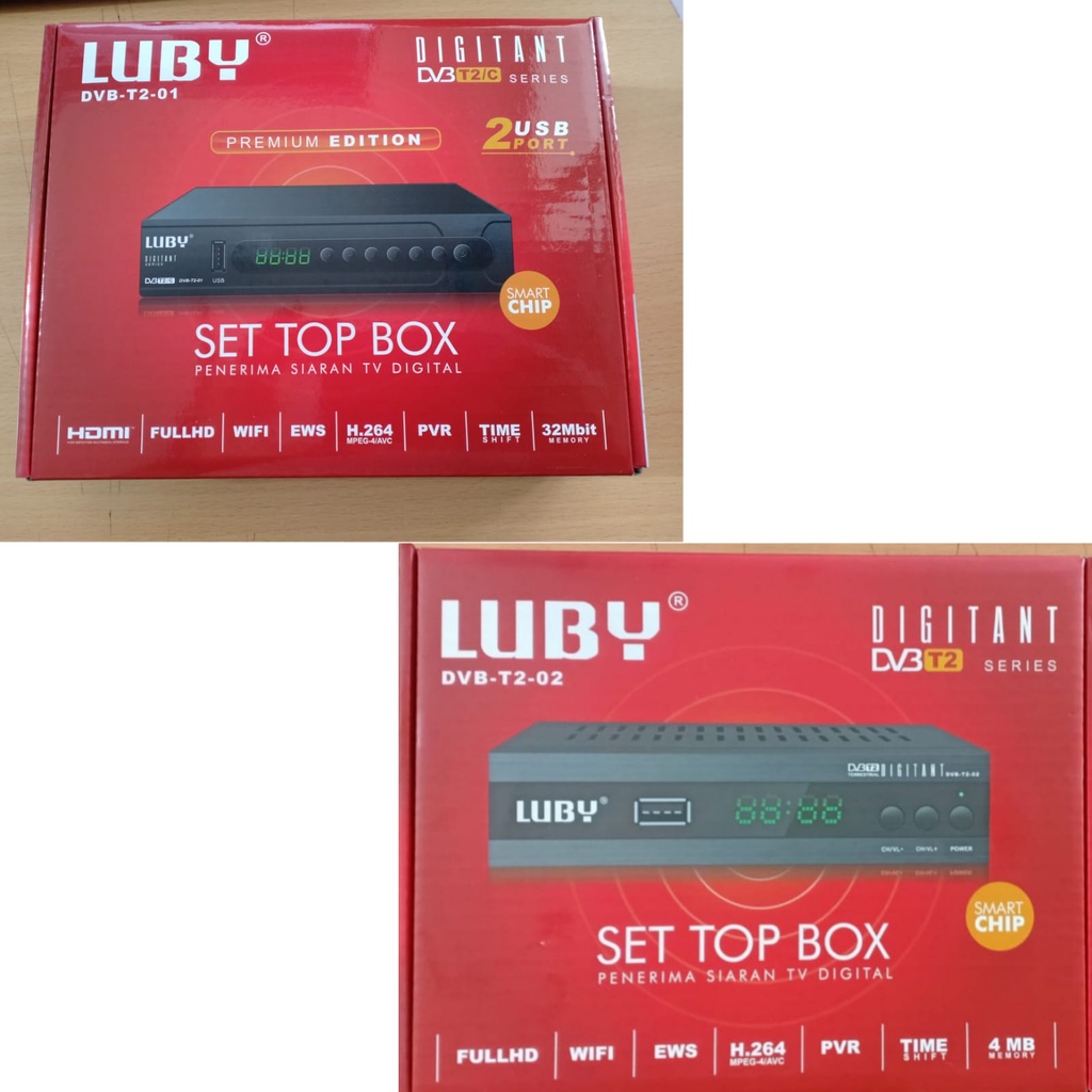 Set Top Box DVB T2 01 By Luby TV Siaran Digital STB - DVB T2 02