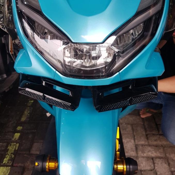 Winglet Wingled Depan Honda New Pcx160 MHR Variasi Wingled Plastik ABS Import Original