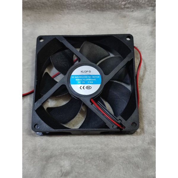 Fan DC 9cm Fan DC 9X9 KLOP 12V