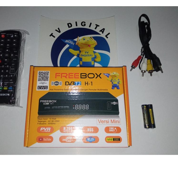New Stock Set Top Box FREEBOX DVBT2 H-1 STB tv digital