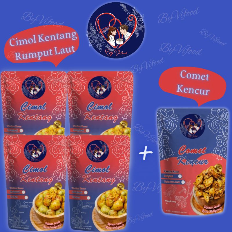 

PROMO !!! PAKET SUPER CIMOL KENTANG BUY 4 FREE 1 COMET KENCUR BYVIFOOD
