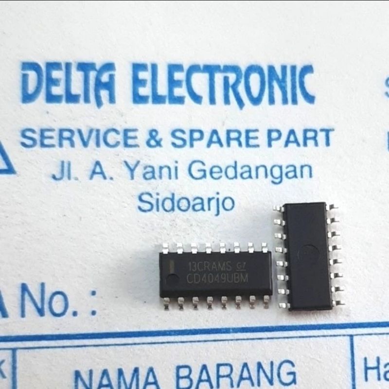 ( 5 biji ) ic CD 4049 CD4049 smd cd4049smd
