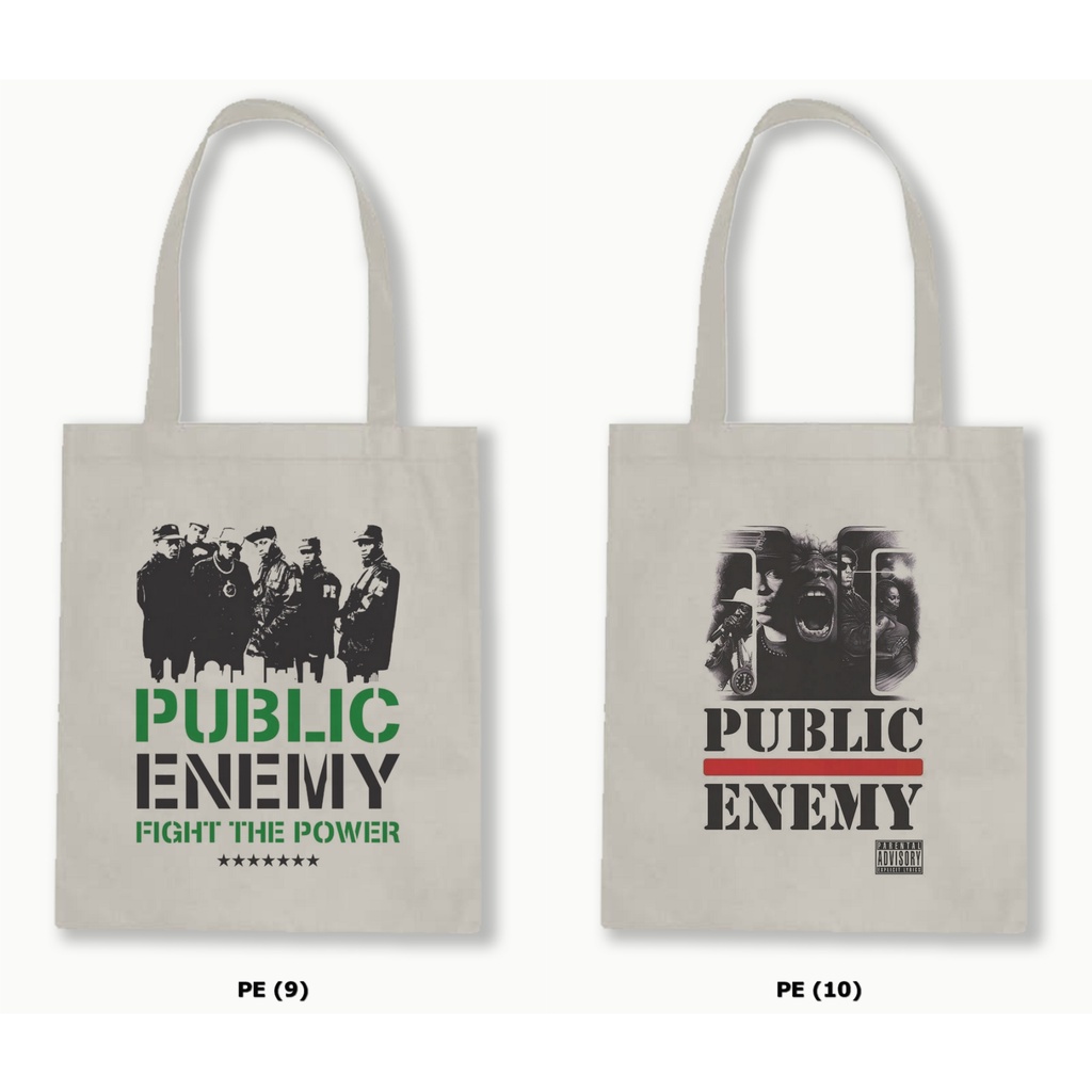 TOTE BAG BLACU - PUBLIC ENEMY