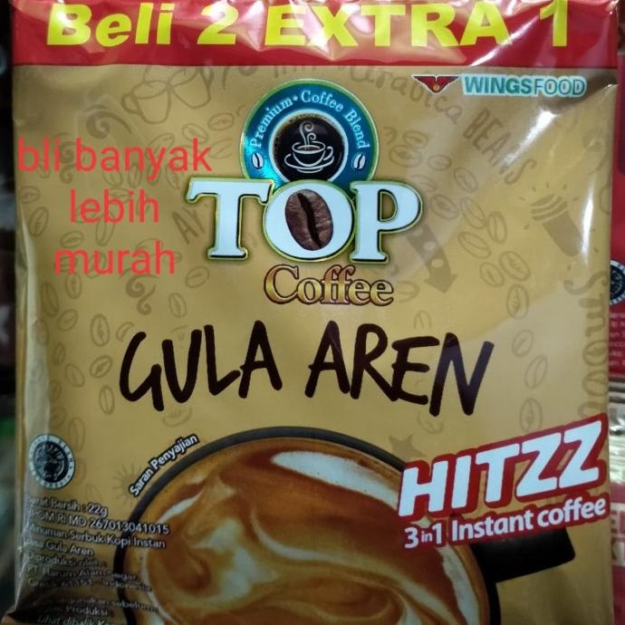 

[BISA COD] TOP kopi gula Aren 22g bli 2 gratis 1