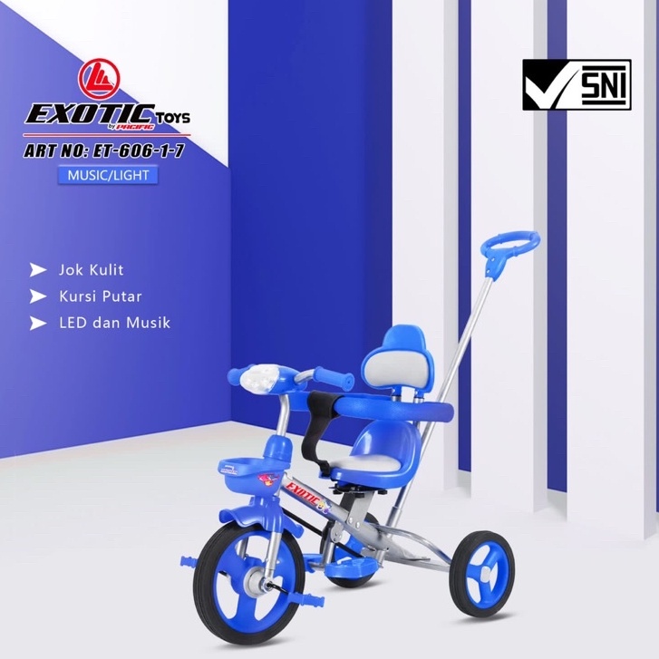 Tricycle exotic ET 606-1-7 ET606-1-7 baby stroller kereta dorong anak bayi dorongan anak bayi sepeda roda tiga 3 ET1265 ET 1265 ET1263 ET 1263 ET1267 ET 1267 ET1268 ET 1268 ET2251 ET 2251 AT7705 AT 7705 AT7702 AT 7702 AT7711 AT 7711 AT7713 AT 7713