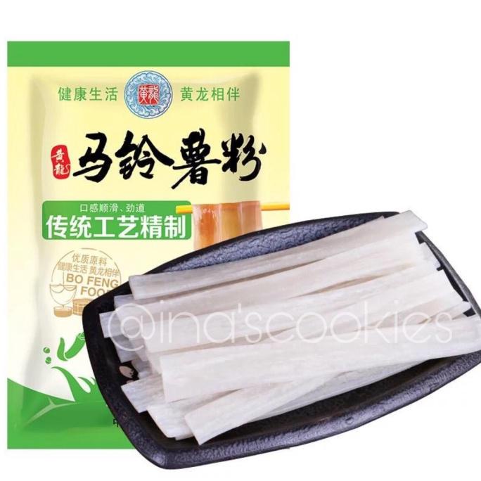 

Huang Long Potato Glass Noodle - Mie Kentang Lebar