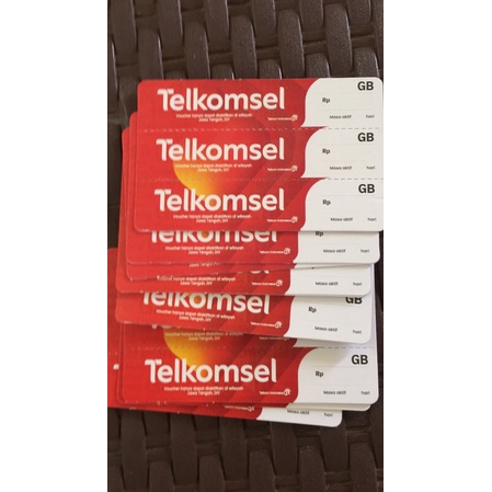 Voucher Telkomsel kosong khusus area JATENG& DIY(BELUM ADA KOUTA)