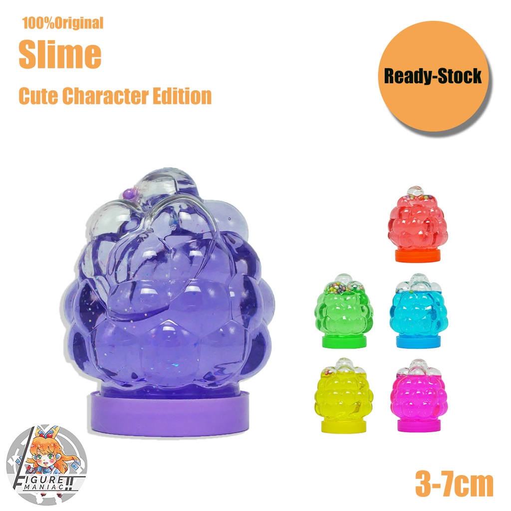 Mainan Anak - Slime Grape Fruit Mini Cute Edition Import Premium Slime Lucu Cute Slime Aman Crystal Mud Galaxy Mud