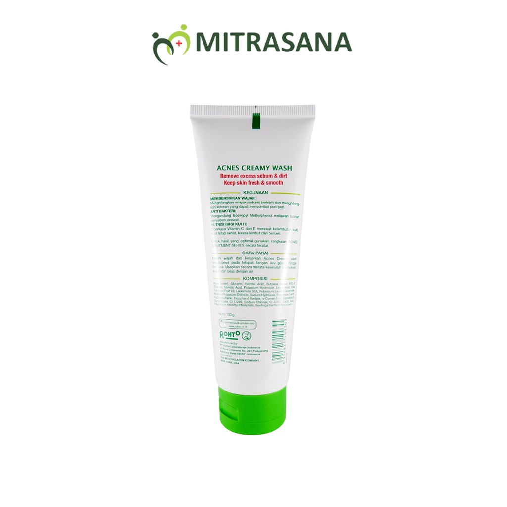 Acnes Creamy Wash 50 Gr - Pembersih Wajah
