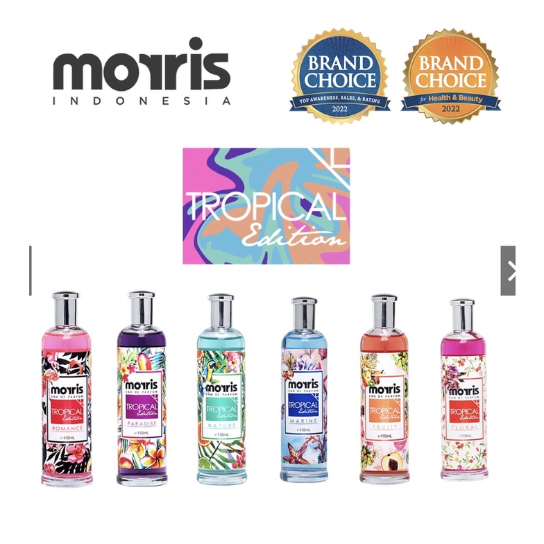 Morris Parfum Cewek Tropical Edition 110 ml