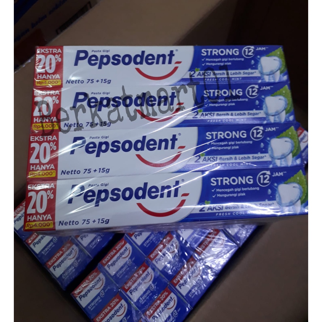 Pepsodent Strong Extra Volume 75+15 Gram