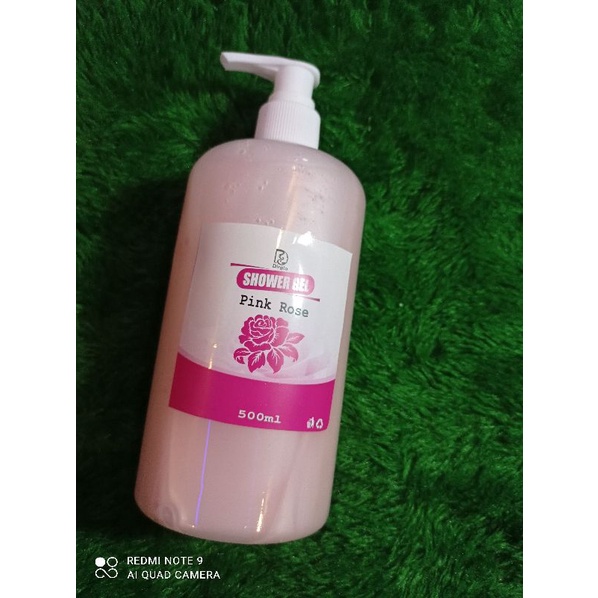 sabun mandi cair / shower gel / body wash extra colagen 500 ml-Rose pink