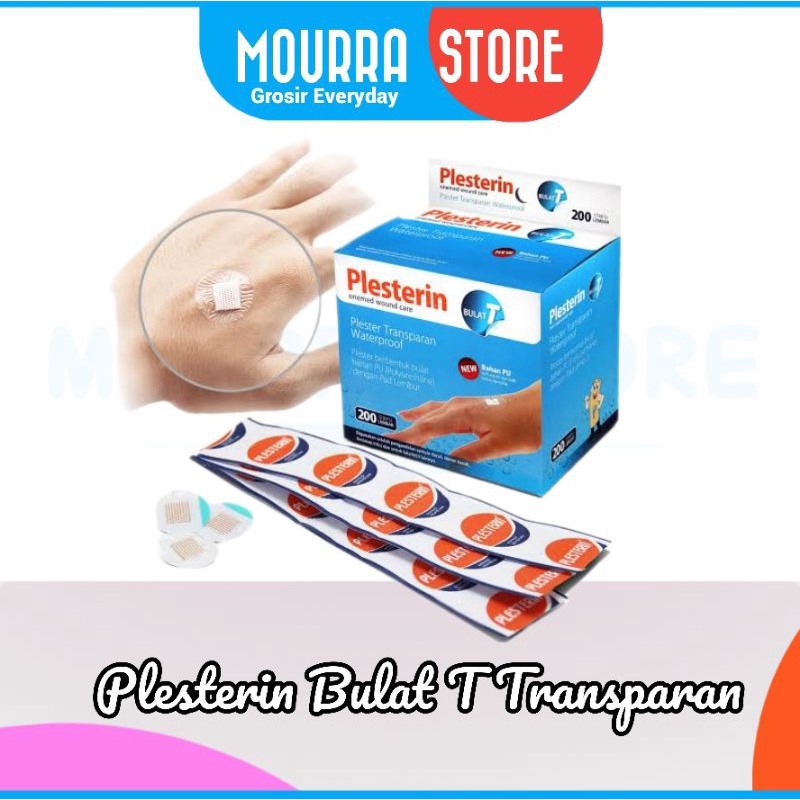 Jual Plesterin Bulat T Tranparan Isi Per Box Shopee Indonesia