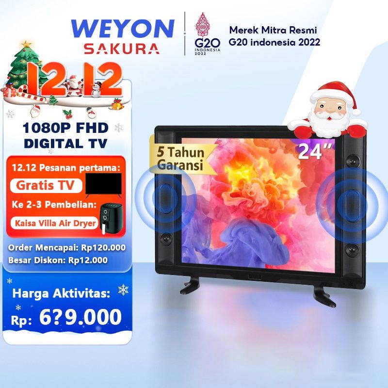 weyon tv digital LED 24 inch HD