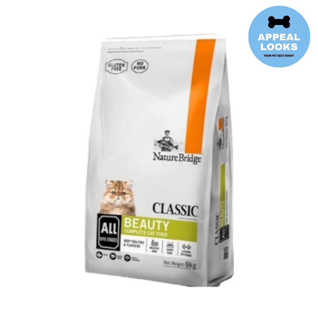 Jual Nature Bridge Beauty Cat Food For All Life Stages 9Kg / Makanan
