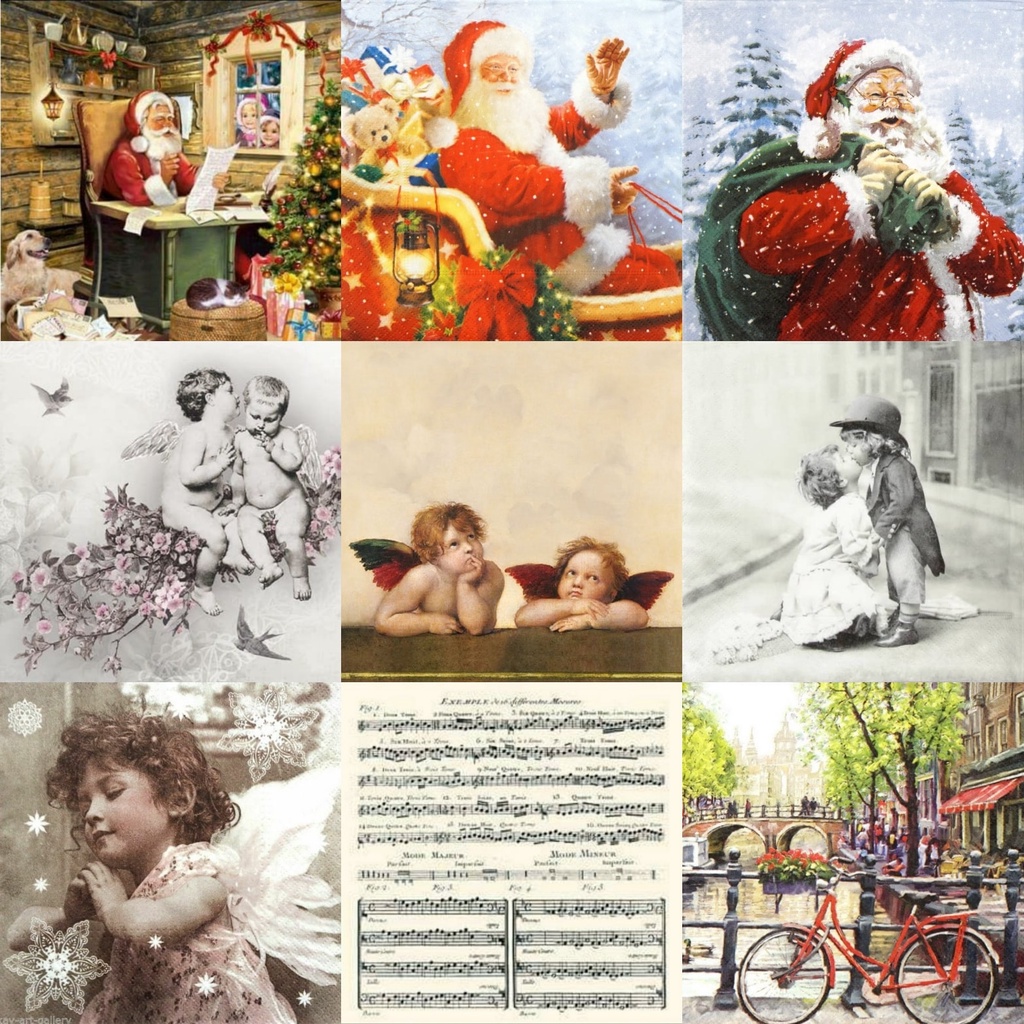 TISU NAPKIN DECOUPAGE EROPAH – Cocktail G