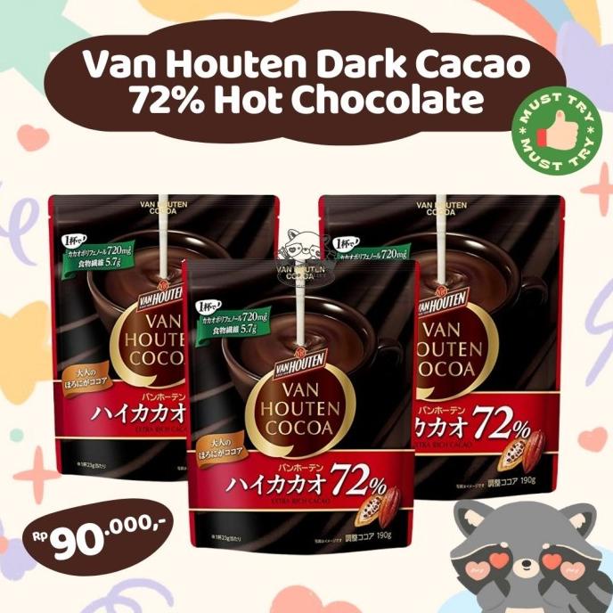 

Van Houten Dark Cacao 72% Hot Chocolate Japan